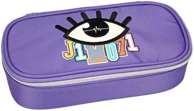 Produktbild von J1MO71 Schlampermäppchen rund lila || J1MO71 - Lisa & Lena