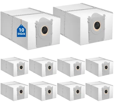 Image de Sacs d'aspirateur pour robots aspirateurs - 10 pièces - Compatible avec la série DEEBOT