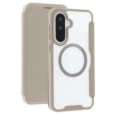 Produktbild von imoshion Transparentes Bookcase mit MagSafe für das Samsung Galaxy A37 (5G) – Beige