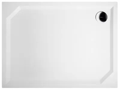 Immagine prodotto di Vasche da bagno Gelco - Piatto doccia SARA in marmo, 1000x750x35 mm, bianco HS10075