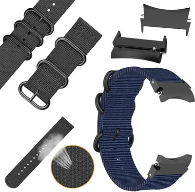 Image de Pour Samsung Galaxy Watch 6, 5, 4, Normal, Pro, Classic, toutes tailles, plastique / nylon