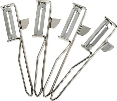 Produktbild von SIDCO Sparschäler 4 x Kartoffelschäler Spargelschäler Gemüseschäler Turboschäler