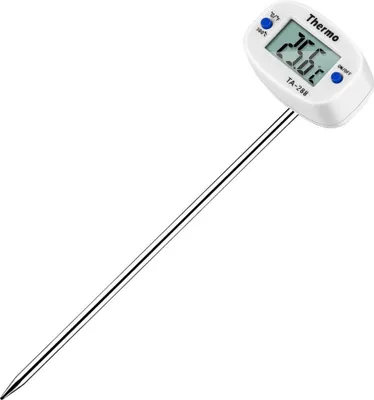 Image de Verk TA-288 Thermomètre avec sonde blanc