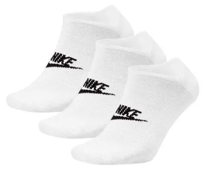 Immagine prodotto di Nike - Calzini "Everyday Essential" per uomo/donna unisex (confezione da 3) PP4879 (38 EU - 42 EU) (bianco/nero)