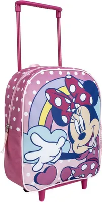 Immagine prodotto di Zaino scuola con ruote Minnie Mouse Rosa 25 x 28 x 10 cm