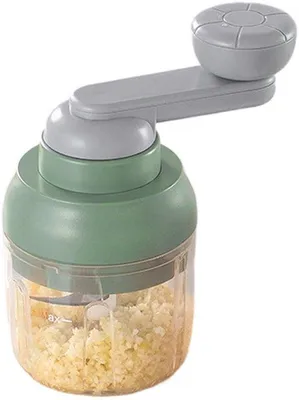 Immagine prodotto di Tritatutto da cucina portatile, in acciaio inossidabile, compatto, per verdure, multiuso, perfetto per frutta, noci e insalata, 13,5 x 12 cm, in acciaio, ideale per l'uso quotidiano