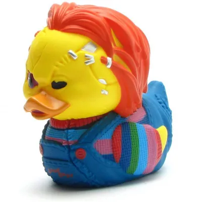 Produktbild von TUBBZ Badeente Scarred Chucky Boxed Edition Vinyl 10 cm