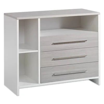 Produktbild von Schardt Kinderzimmer-Set  Eco Silber mit 3-türigem Kleiderschrank