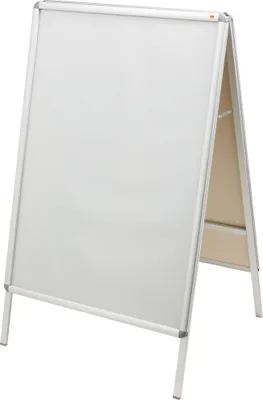 Produktbild von Nobo A FRAME A1 ALUMINIUM, Einzelbilderrahmen, Aluminium, Silber, 700 mm, 1000 mm