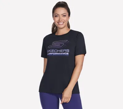 Produktbild von Skechers Damen Shirt VELOCITY TEE 38734-L, 38734-M, 38734-S SKE-TS220 black S