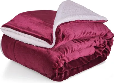 Produktbild von COZYOR Sherpadecke 150x200 cm, Wohndecke Kuscheldecke XL warm Sherpa, Dicke Sofadecke, hochwertige Tagesdecke