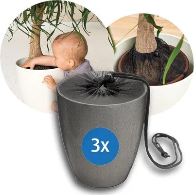 Productafbeelding van Plantenbeschermingsnet voor bloempotten tot 30 cm - 3 stuks
