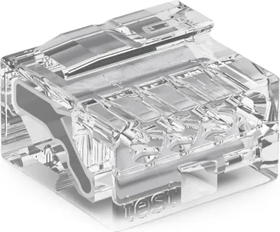 Produktbild von WAGO 243-144 100x Micro-Dosenklemme, 4 x 0,4 - 0,5 mm Ø, transparent