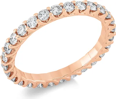 Produktbild von Memoire Ring aus 750 Gold Rotgold 28 Brillanten 1,18ct W-SI B:2,2mm Innenumfang 54mm  Ø17.2mm