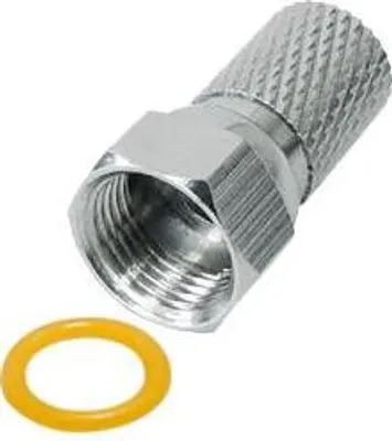 Obrázok produktu pre Transmedia Twist-On F-konektor; dĺžka konektora 18 mm, s O-krúžkom, FFZL 0/7 D