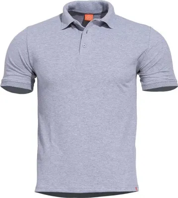 Image de Polo à manches courtes Pentagon Sierra, gris, taille M, homme, gris, taille M