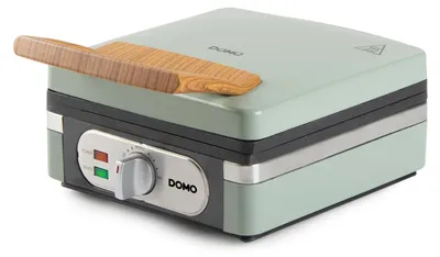 Produktbild von Domo DO9273W, 2 Waffel(n), Rechteckig, Grün, Salbei, 0,75 m, 1400 W, 192 mm