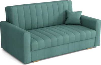 Produktbild von Schlafsofa klein Zanzibar I Sofa 3 Sitzer 153 cm Breit I Sofa mit Schlaffunktion I Schlafsofa mit Bettkasten I Couch mit Schlaffunktion Klein Mint
