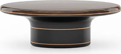 Produktbild von Eleganter brauner Holz-Couchtisch im stilvollen Design