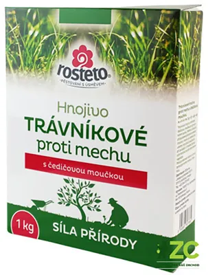 Obrázok produktu pre Hnojivo ROSTETO s čadičovou múčkou hnojivo na trávnik proti machu 1kg