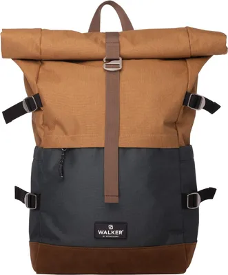 Immagine prodotto di Walker zaino per laptop zaino con scomparto per laptop Concept Roll Up Two Backpack 23L Peanut / Alge marrone chiaro