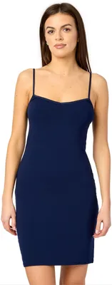 Produktbild von Merry Style Damen Unterkleid Unterrock verstellbare Träger MS10-203 (Navy blau, XL)