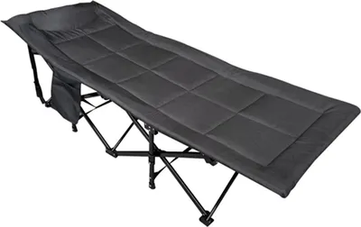 Popup Gartenliege Feldbett Campingbett gepolstert klappbar 190x67x37cm