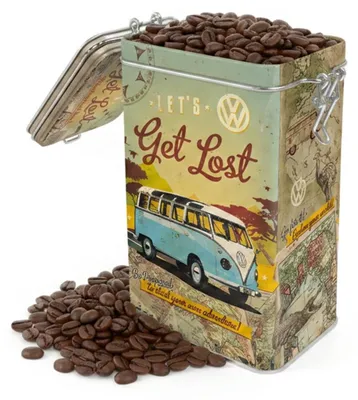 Produktbild von Nostalgic-Art Retro Kaffeedose, 1,3 l, VW Bulli – Let's Get Lost