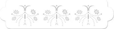 Produktbild von Schablone 34x9cm Fantasie
