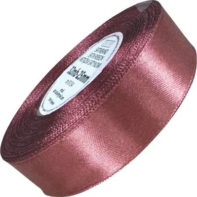 Zdjęcie produktu dla WSTĄŻKA SATYNOWA brudny róż 25mm - 32m