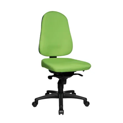 Produktbild von Topstar Bürostuhl Body Balance 50, BAL50T35 Stoff grün, Gestell schwarz