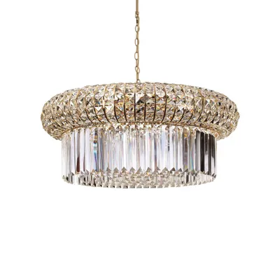 Produktbild von Klassischer Kronleuchter Nabucco Metall Gold 16 Lichter E14