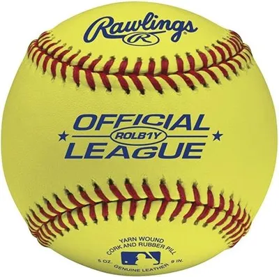 Immagine prodotto di Imparare il baseball - Giallo ottico - Baseball da competizione - Baseball da allenamento (giallo)