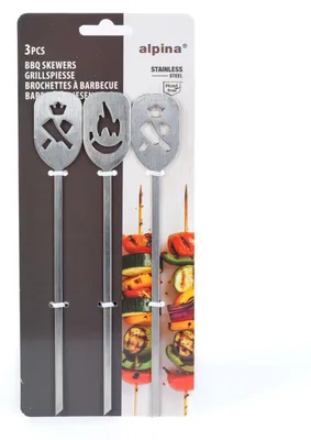 Produktbild von Schaschlik-Grillspieße – Fleischspieße – 3 Stück / Packung 1 Stück [56280]