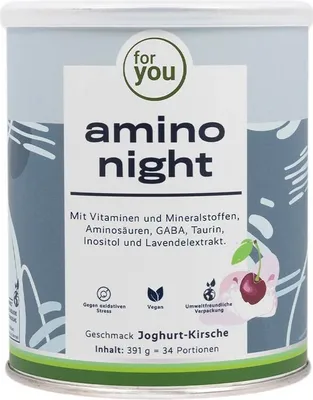 Produktbild von for you amino night - Joghurt-Kirsche