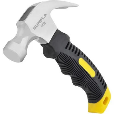 Image de Mini marteau à clous de 227 grammes, avec manche antidérapant pour travaux de bricolage, réparations et menuiserie