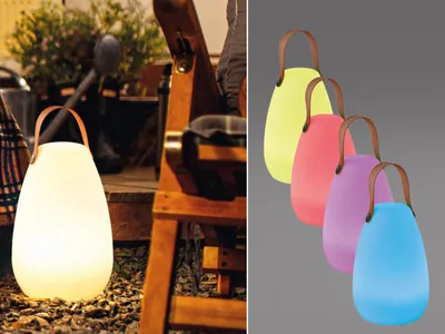 Produktbild von FHL easy! Outdoor Tischleuchte Ruby 20cm mit Farbwechsel