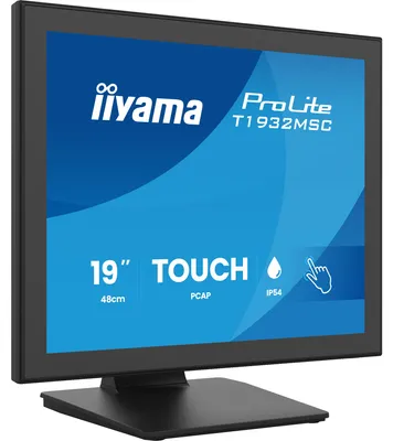 Produktbild von iiyama ProLite T1932MSC-B2S, 48,3 cm (19"), 1280 x 1024 Pixel, SXGA, LED, 14 ms, Schwarz