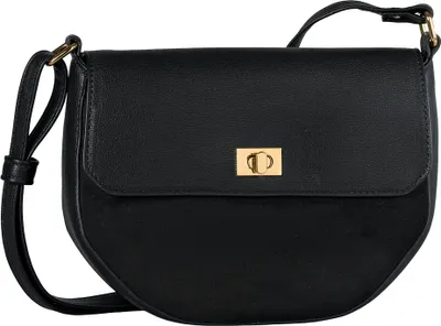 Produktbild von TOM TAILOR Denim Handtaschen Taya, Saddle bag, black, Schwarz