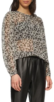 Productafbeelding van s.Oliver 2157595.80A4.34, Tuniek, Volwassen, Dames, Beige, Lange mouwen, Regular fit