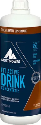 Produktbild von Multipower Fit Active Drink Concentrate- 1000 ml Cola-Limette