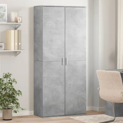 Produktbild von Möbel Highboard Betongrau 80x35x180 cm Holzwerkstoff - Kommoden 3276654