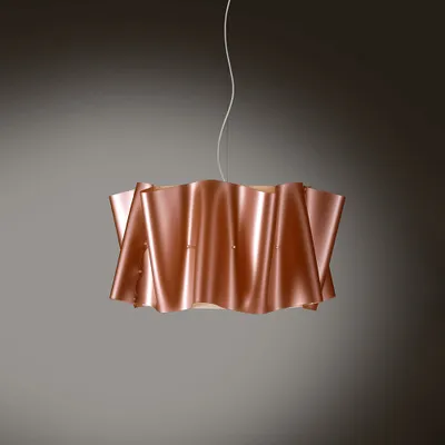 Zdjęcie produktu dla Nowoczesna lampa wisząca Folio 1 z miedzią Polilux D60 Wyprodukowano we Włoszech