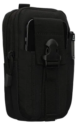 Produktbild von kwmobile Universal Gürteltasche für XL - 6,7/6,8" Handys - Gürtel Handytasche Outdoor Gürtelschlaufe - Handyhalterung mit Tasche 17,2 x 10 cm Schwarz