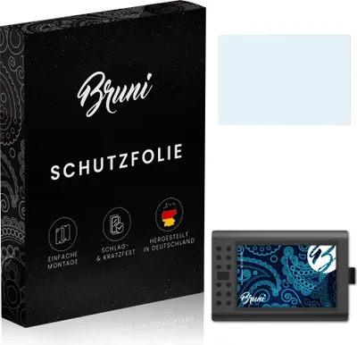 Produktbild von Bruni Basics-Clear 2x Schutzfolie kompatibel mit Gaomon M106K PRO Folie