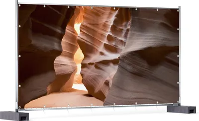Produktbild von Wallario XXL Outdoor-Poster für Garten oder Balkon, Motiv Antelope Canyon Arizona  USA, in ca. 340 x 173 cm