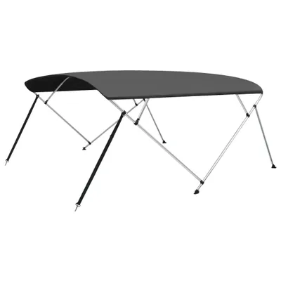 Obrázek produktu pro Bimini stříška se 4 oblouky antracitová 243x(230–244)x137 cm