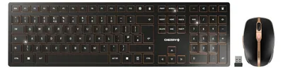 Produktbild von Cherry Desktop DW 9100 SLIM [UK] WL AES black/copper BT
