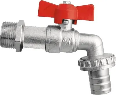 Obrázok produktu pre 3/4" záhradný kohútik s krídlovou rukoväťou