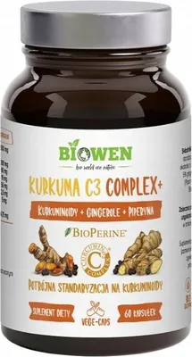 Produktbild von Kurkuma C3 Complex+ Glutenfrei 60 Kapseln – Biowen